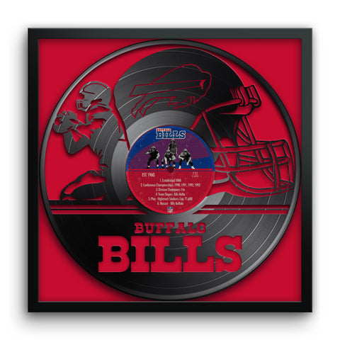 Buffalo Bills<br>Vinyl Record Print