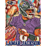 Baltimore Ravens<br>Lamar Jackson Diamond Painting Craft Kit