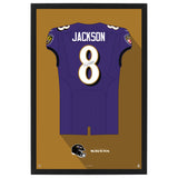 Baltimore Ravens<br>Lamar Jackson Jersey Print