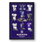 Baltimore Ravens<br>Uniform Heritage Vertical Print