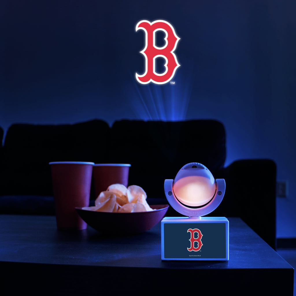Boston Red Sox LED Mini Spotlight Projector - For The Deep Rooted Fan ...