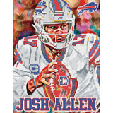 Buffalo Bills<br>Josh Allen Diamond Painting Craft Kit