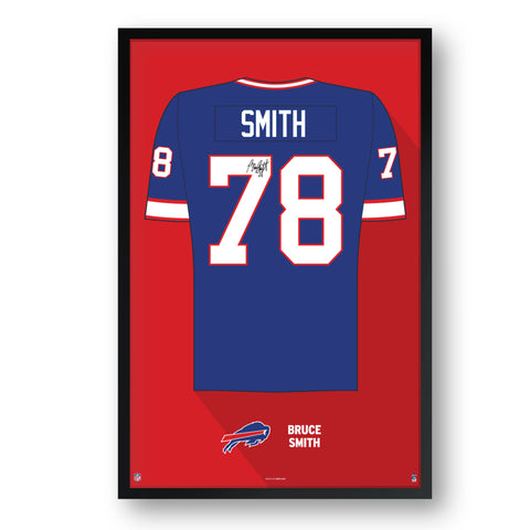 Buffalo Bills<br>Bruce Smith Jersey Print