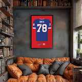 Buffalo Bills<br>Bruce Smith Jersey Print