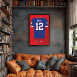 Buffalo Bills<br>Jim Kelly Jersey Print