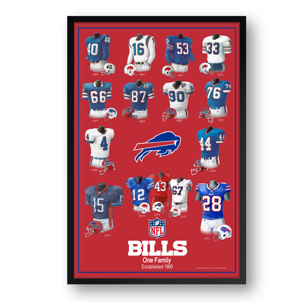 Buffalo BillsUniform Heritage Vertical Print For The Deep Rooted Fan buffalo-billsuniform-heritage-vertical-print-for-the-deep-rooted-fan
