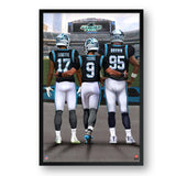 Carolina Panthers<br>Legette, Young And Brown<br>3 Player Print