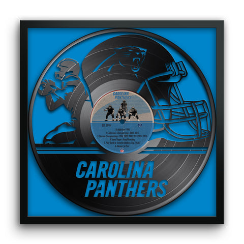 Carolina Panthers<br>Vinyl Record Print