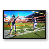 Chicago Bears<br>Williams and Moore<br>2 Player Print