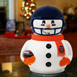 Chicago Bears<br>Ceramic Snowman Cookie Jar