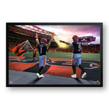 Cincinnati Bengals<br>Chase and Burrow<br>2 Player Print