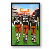 Cleveland Browns<br>Watson, Garrett  And Cooper<br>3 Player Print