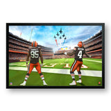 Cleveland Browns<br>Garrett and Watson<br>2 Player Print