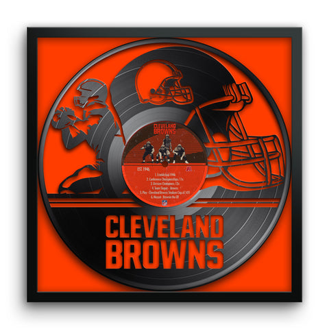 Cleveland Browns<br>Vinyl Record Print