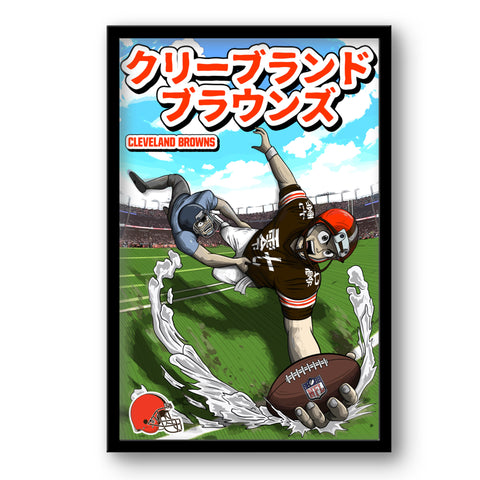 Cleveland Browns<br>Anime Print