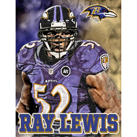 Baltimore Ravens<br>Ray Lewis Diamond Painting Craft Kit