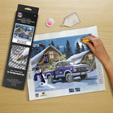 Baltimore Ravens<br>Winter Farm Truck<br>Diamond Painting Craft Kit