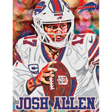 Buffalo Bills<br>Josh Allen Diamond Painting Craft Kit
