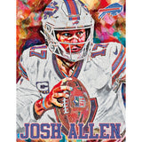Buffalo Bills<br>Josh Allen Diamond Painting Craft Kit