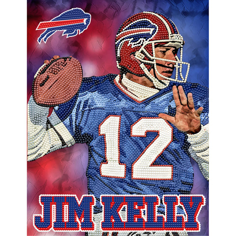 Buffalo Bills<br>Jim Kelly Diamond Painting Craft Kit