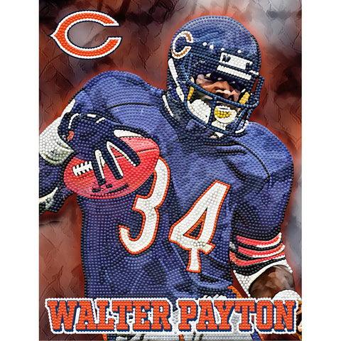 Chicago Bears<br>Walter Payton Diamond Painting Craft Kit