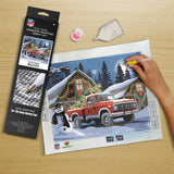 Chicago Bears<br>Winter Farm Truck<br>Diamond Painting Craft Kit