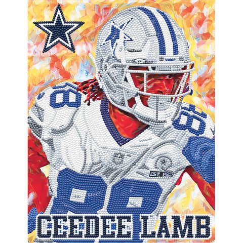 Dallas Cowboys<br>CeeDee Lamb Diamond Painting Craft Kit