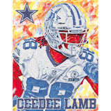 Dallas Cowboys<br>CeeDee Lamb Diamond Painting Craft Kit