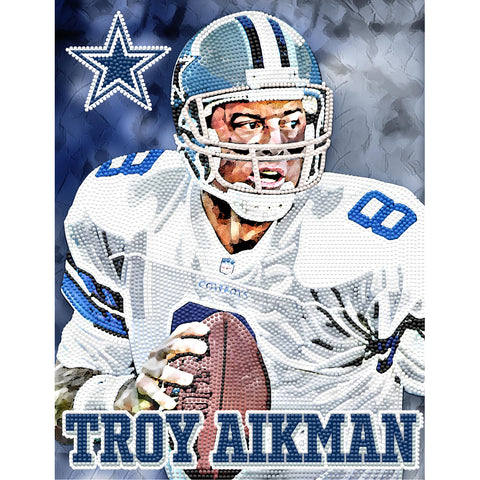 Dallas Cowboys<br>Troy Aikman Diamond Painting Craft Kit