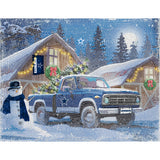 Dallas Cowboys<br>Winter Farm Truck<br>Diamond Painting Craft Kit