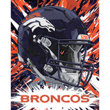 Denver Broncos<br>Helmet Diamond Painting Craft Kit