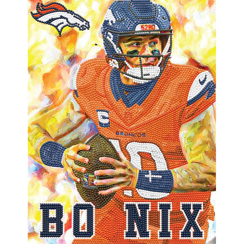 Denver Broncos<br>Bo Nix Diamond Painting Craft Kit