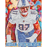 Detroit Lions<br>Aidan Hutchinson Diamond Painting Craft Kit