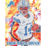 Detroit Lions<br>Amon-Ra St. Brown Diamond Painting Craft Kit