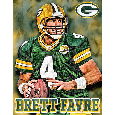Green Bay Packers<br>Brett Favre Diamond Painting Craft Kit