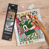 Green Bay Packers<br>Jordan Love Diamond Painting Craft Kit