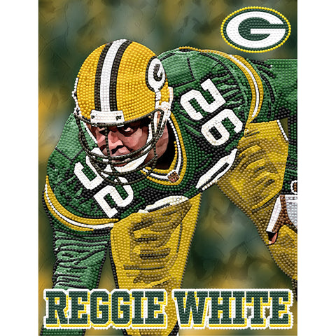 Green Bay Packers<br>Reggie White Diamond Painting Craft Kit