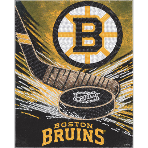 Boston Bruins<br>Slapshot Diamond Painting Craft Kit