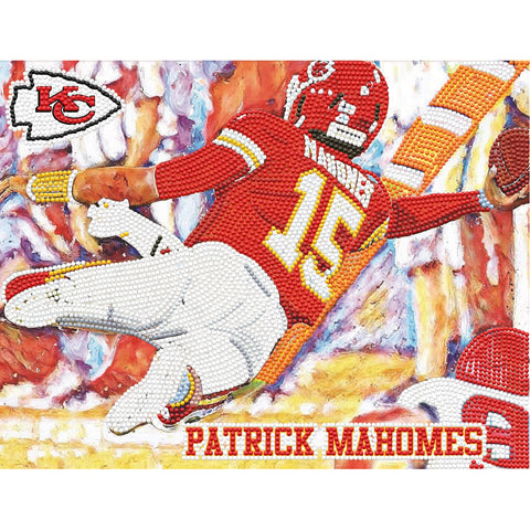 Kansas City Chiefs<br>Patrick Mahomes MVP Diamond Painting Craft Kit