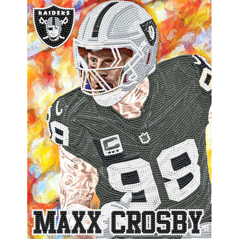 Las Vegas Raiders<br>Maxx Crosby Diamond Painting Craft Kit