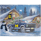 Michigan Wolverines<br>Winter Farm Truck<br>Diamond Painting Craft Kit