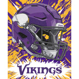 Minnesota Vikings<br>Helmet Diamond Painting Craft Kit