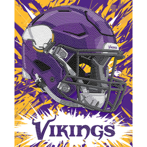 Minnesota Vikings<br>Helmet Diamond Painting Craft Kit