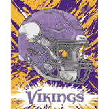 Minnesota Vikings<br>Helmet Diamond Painting Craft Kit