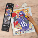 Minnesota Vikings<br>Justin Jefferson Diamond Painting Craft Kit