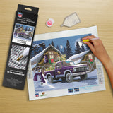 Minnesota Vikings<br>Winter Farm Truck<br>Diamond Painting Craft Kit