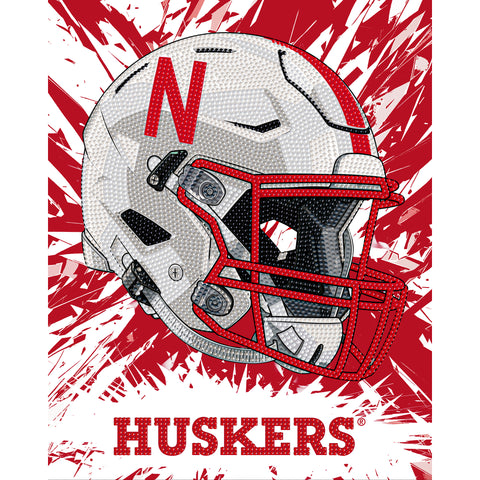 Nebraska Cornhuskers<br>Helmet Diamond Painting Craft Kit