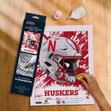 Nebraska Cornhuskers<br>Helmet Diamond Painting Craft Kit