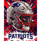 New England Patriots<br>Helmet Diamond Painting Craft Kit