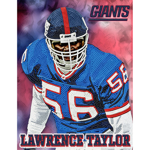 New York Giants<br>Lawrence Taylor Diamond Painting Craft Kit